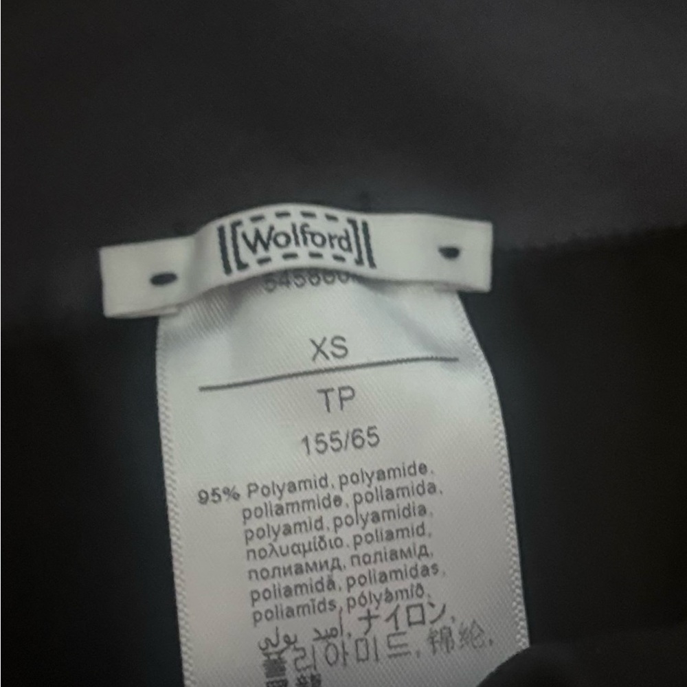 Wolford Black Biker Shorts - Picture 5 of 5